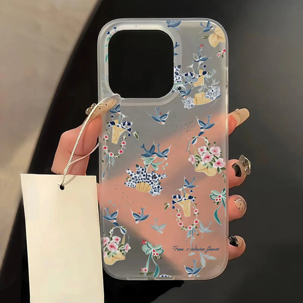 Transparent Matte Shockproof Case — iPhone 17 16 15 14 13 12 11 & More