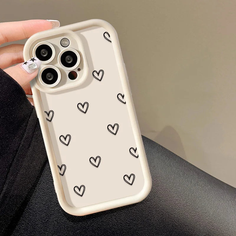 Love Heart Phone Case — iPhone 17 16 15 14 13 12 11 XR XS & More