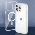 Magnetic Transparent MagSafe Case — Wireless Charging Cover for iPhone 17 16 15 14 13 12 11