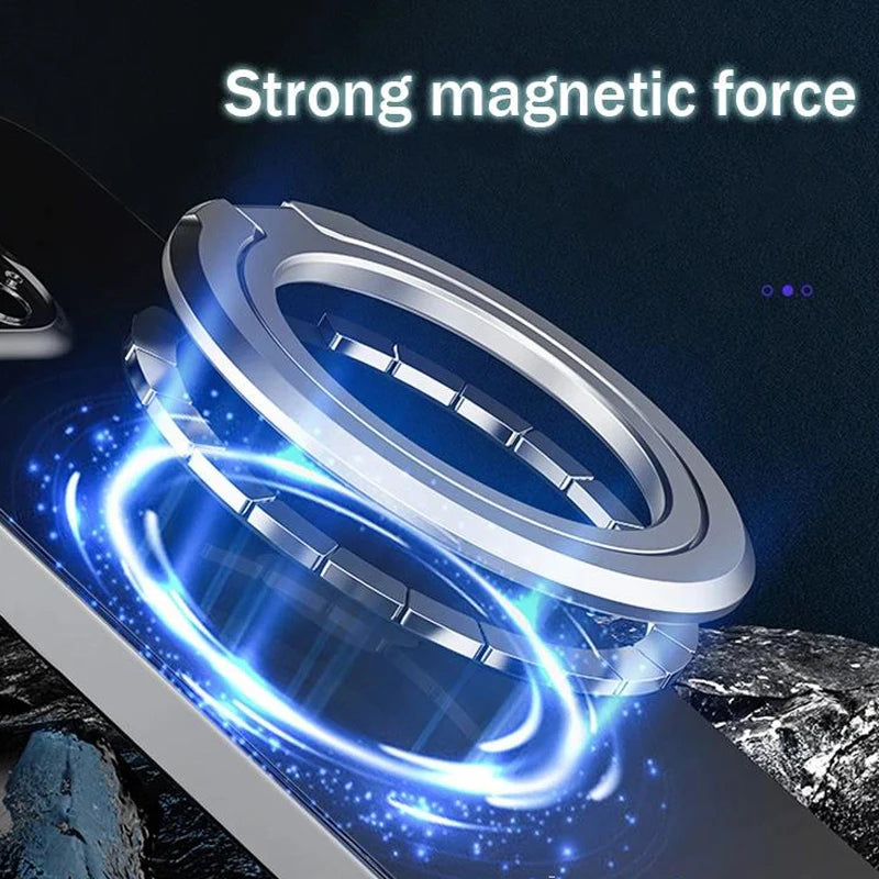 2025 Magnetic Phone Ring Holder for MagSafe – Adjustable Finger Ring Stand & Bracket for iPhone