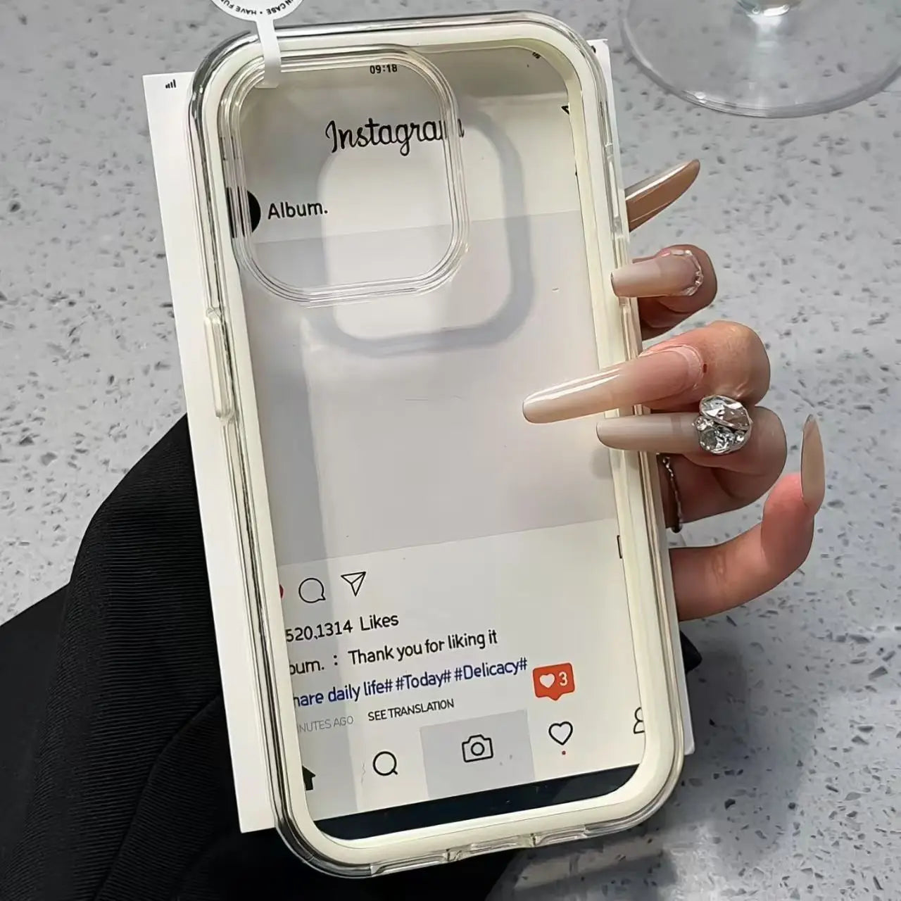 Luxury Candy Color Frame Clear Back iPhone Case – Shockproof Acrylic Bumper Cover for iPhone 11 to 17 Pro Max