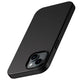 Luxury Matte Silicone Soft iPhone Case – Solid Black Back Cover for iPhone 7 to 16 Pro Max