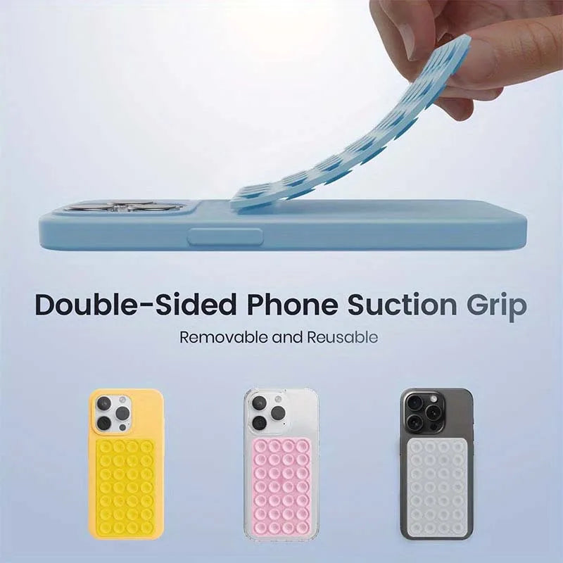 Silicone Suction Cup Phone Case – Hands-Free Grip Mount for Selfies & Videos | iPhone & Android