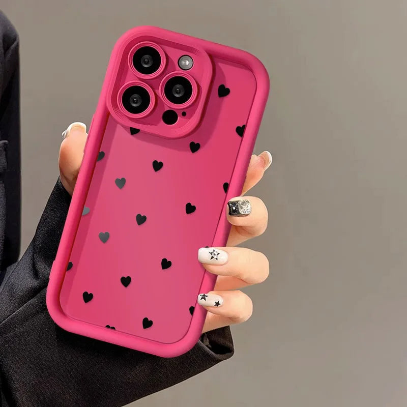 Love Heart Phone Case — iPhone 17 16 15 14 13 12 11 XR XS & More