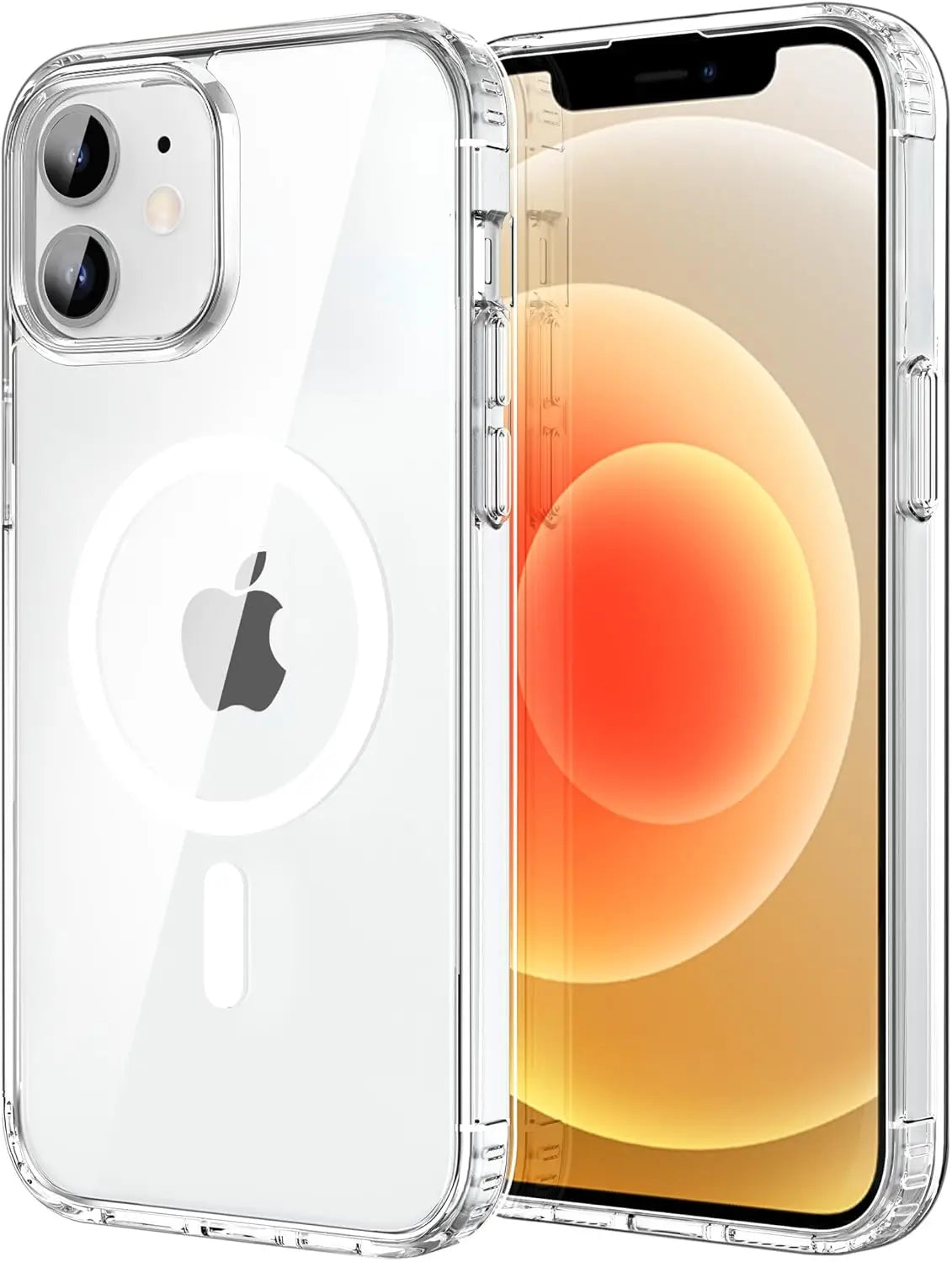 Transparent Magnetic MagSafe iPhone Case – Wireless Charging Cover for iPhone 12 to 17 Pro Max Air