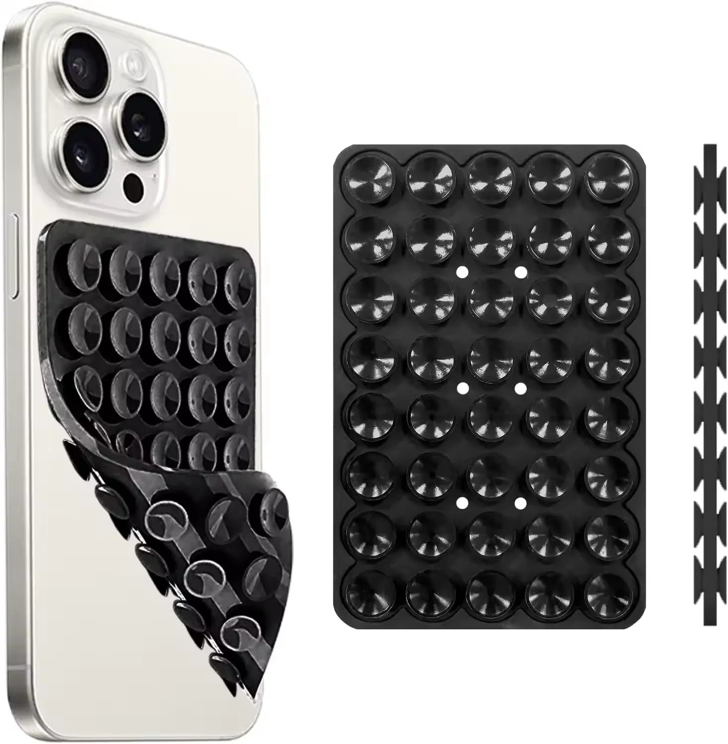 Silicone Suction Cup Phone Case – Hands-Free Grip Mount for Selfies & Videos | iPhone & Android