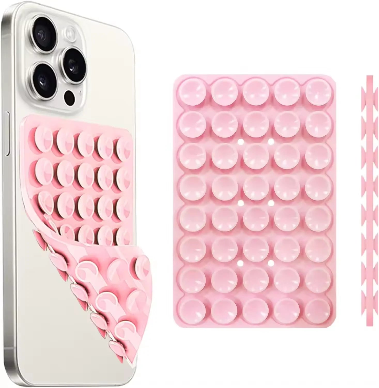 Silicone Suction Cup Phone Case – Hands-Free Grip Mount for Selfies & Videos | iPhone & Android