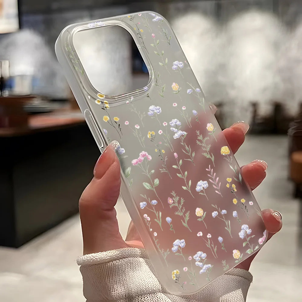 Transparent Matte Shockproof Case — iPhone 17 16 15 14 13 12 11 & More