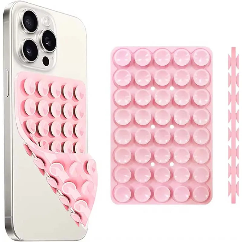 Silicone Suction Cup Phone Case – Hands-Free Grip Mount for Selfies & Videos | iPhone & Android