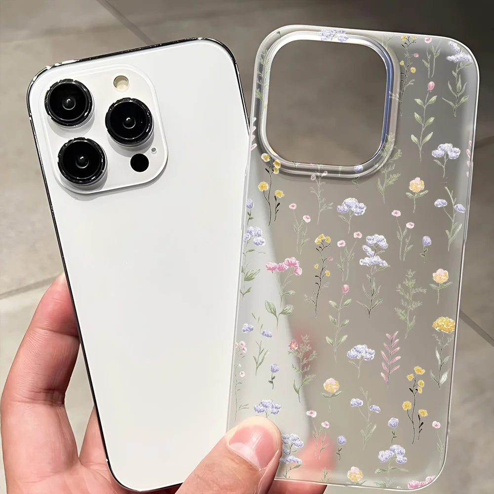 Transparent Matte Shockproof Case — iPhone 17 16 15 14 13 12 11 & More