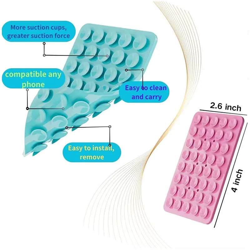 Silicone Suction Cup Phone Case – Hands-Free Grip Mount for Selfies & Videos | iPhone & Android