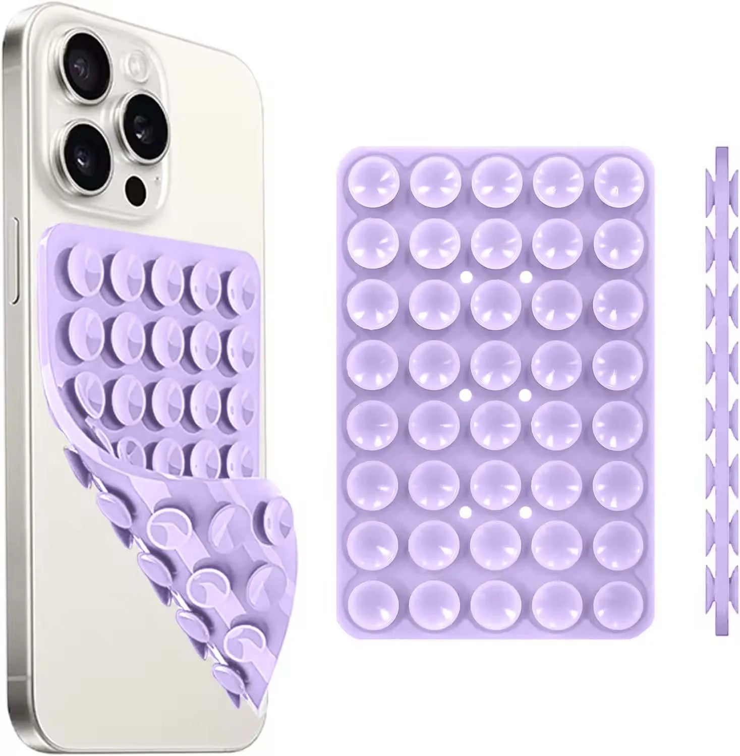 Silicone Suction Cup Phone Case – Hands-Free Grip Mount for Selfies & Videos | iPhone & Android