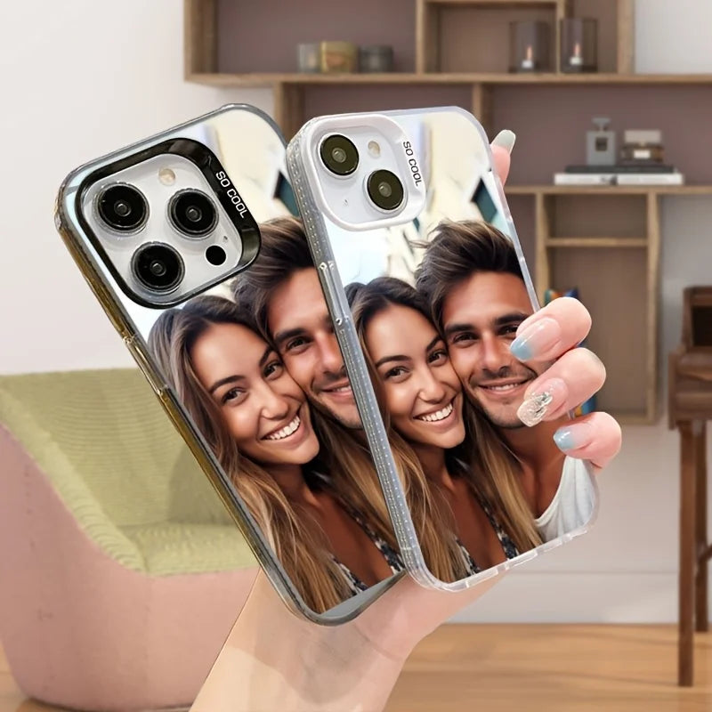 DIY Photo Customized IMD Shockproof iPhone Case – Personalized Picture Cover for iPhone 7 to 17 Pro Max Air