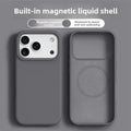 Original Magnetic Liquid Silicone iPhone Case – Soft Bumper Cover for iPhone 16 & 17 Pro Max Air