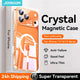 Joyroom Anti-Yellow Transparent MagSafe iPhone Case – Ultra-Thin Clear Cover for iPhone 15 16 17 Pro Max Air