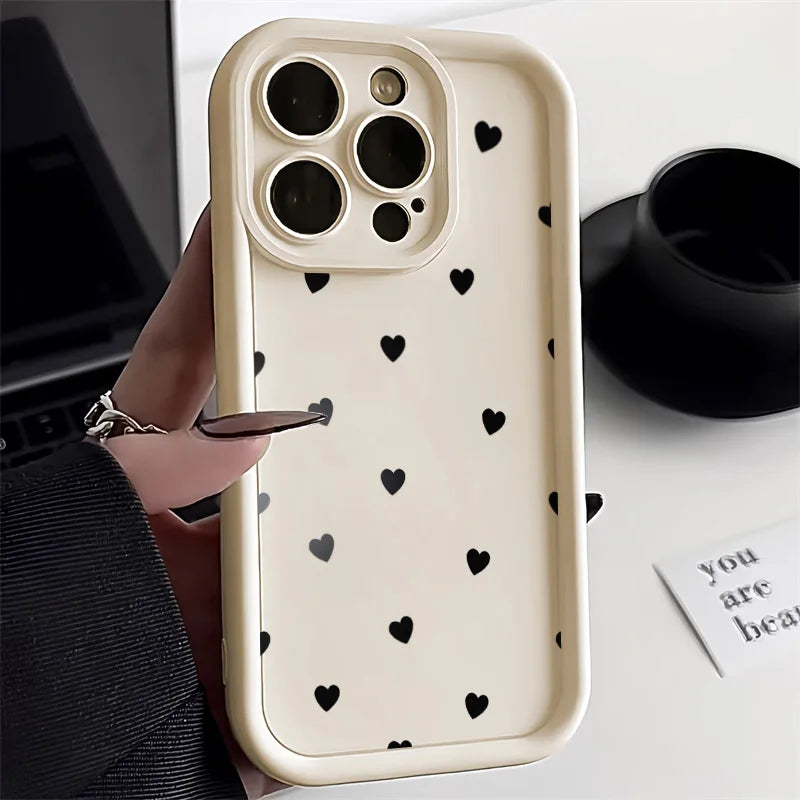 Love Heart Phone Case — iPhone 17 16 15 14 13 12 11 XR XS & More