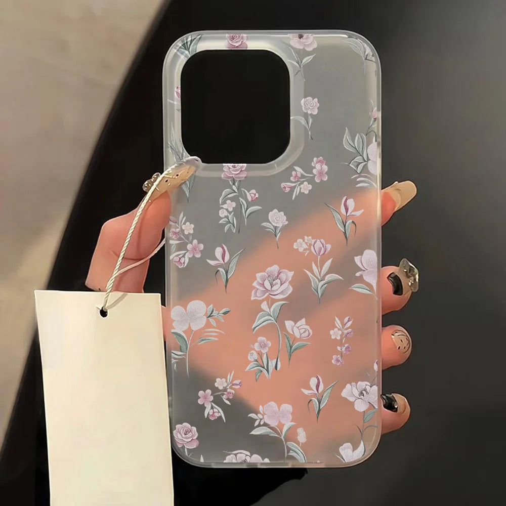 Transparent Matte Shockproof Case — iPhone 17 16 15 14 13 12 11 & More