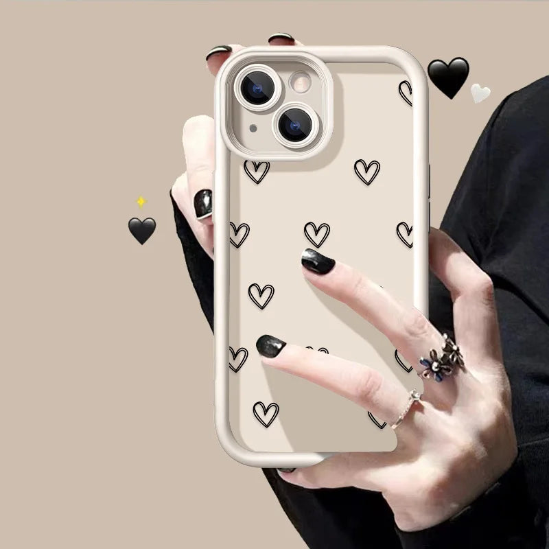 Love Heart Phone Case — iPhone 17 16 15 14 13 12 11 XR XS & More