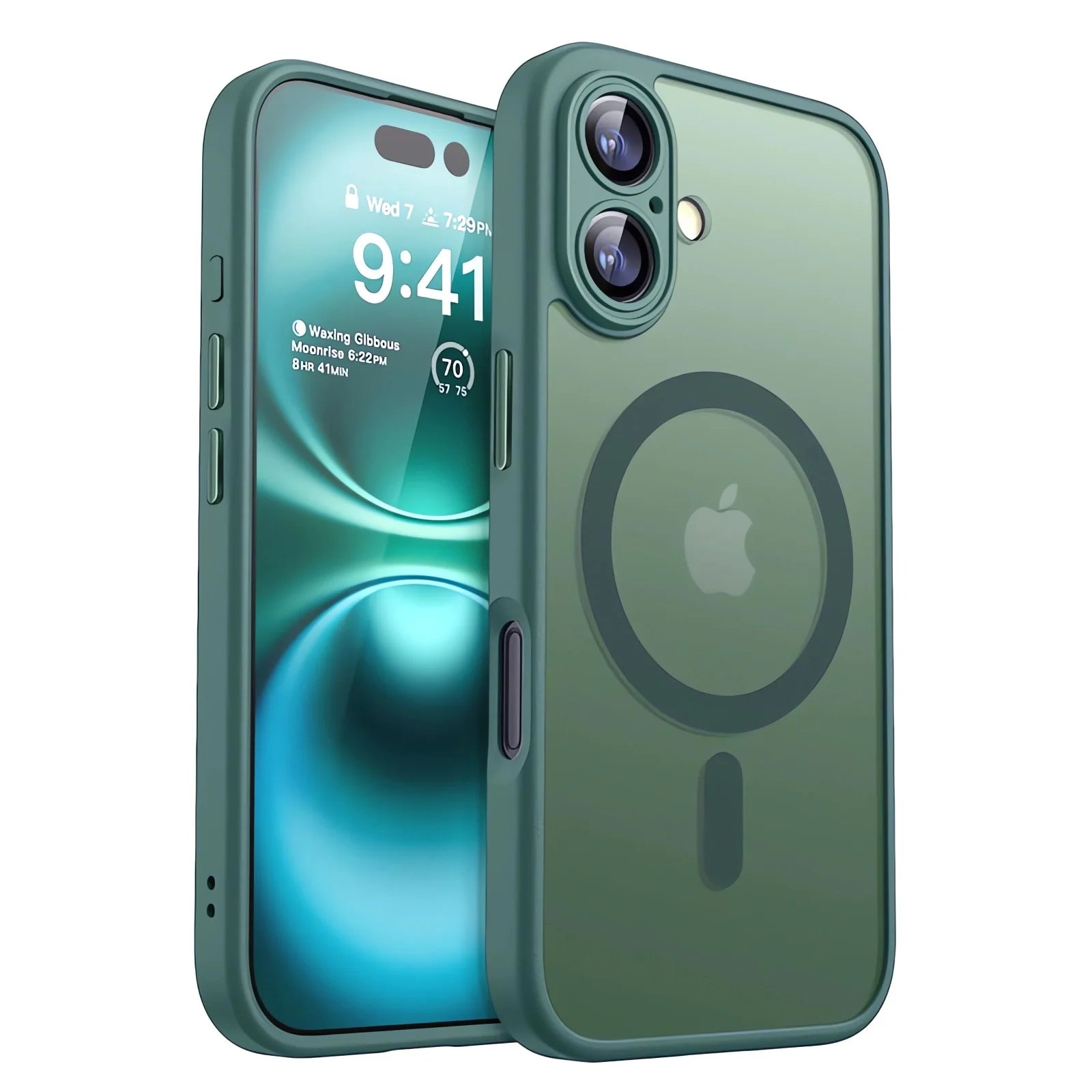 Magnetic Luxury Armor Shockproof Case — MagSafe Matte Translucent Cover for iPhone 17 16 15 14 13 12 11