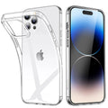 Clear Transparent iPhone Case – Soft TPU Silicone Back Cover for iPhone 7 to 17 Pro Max
