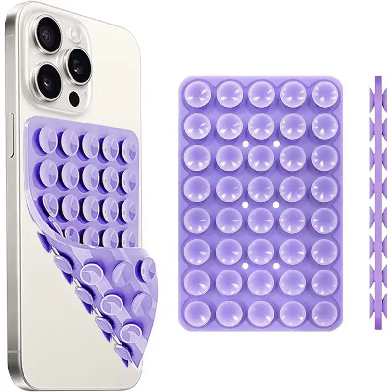 Silicone Suction Cup Phone Case – Hands-Free Grip Mount for Selfies & Videos | iPhone & Android