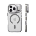 Luxury Magnetic Shockproof Clear Bumper Case — MagSafe Stand Cover for iPhone 17 16 15 14 13 12