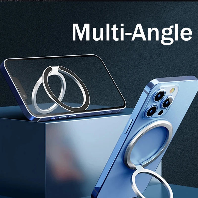 2025 Magnetic Phone Ring Holder for MagSafe – Adjustable Finger Ring Stand & Bracket for iPhone
