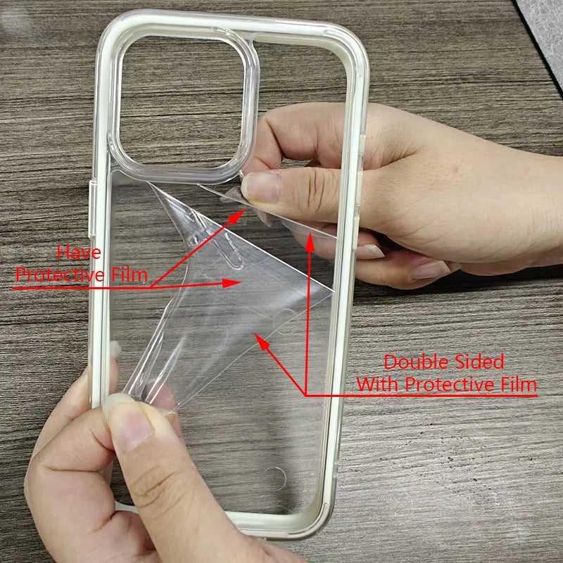 Luxury Candy Color Frame Clear Back iPhone Case – Shockproof Acrylic Bumper Cover for iPhone 11 to 17 Pro Max