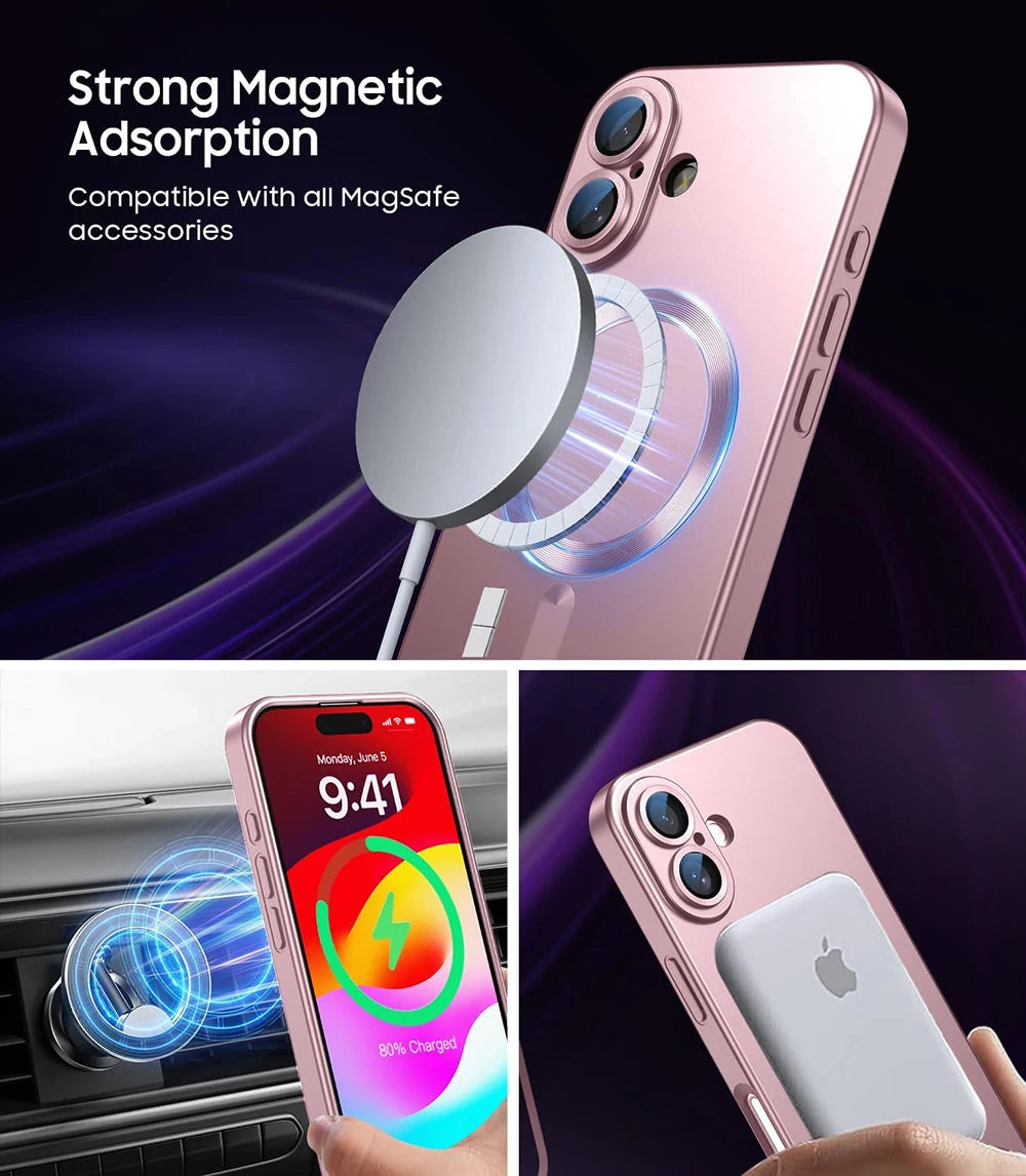 MagSafe Magnetic Wireless Charging Case — iPhone 16 15 14 13 12 11 Pro Max