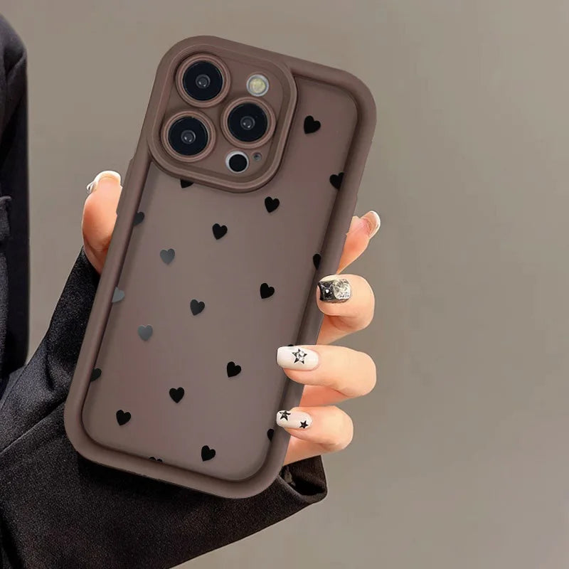 Love Heart Phone Case — iPhone 17 16 15 14 13 12 11 XR XS & More