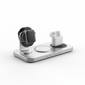 Blerokan MagSafe 3-in-1 Wireless Charging Pad premium aluminum – studio product shot on white background